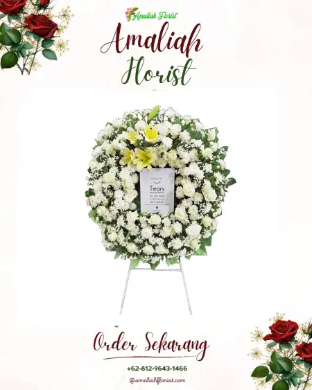 Krans Bunga Duka Tegaljadi